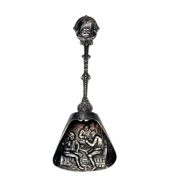 Holland Souvenir Silverplate Sugar Souvenir Collector Spoon 4.5" Vtg - Picture 1 of 8